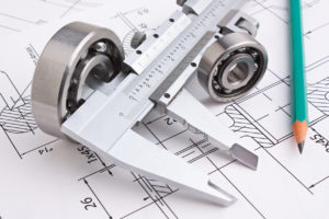 technical drawing and bearing
